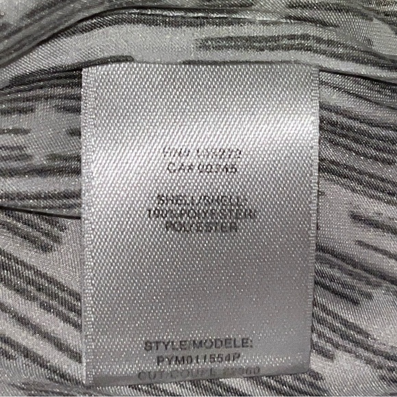 Halston Heritage bell sleeve blouse sz small medium gray white lightweight boho - Picture 9 of 10